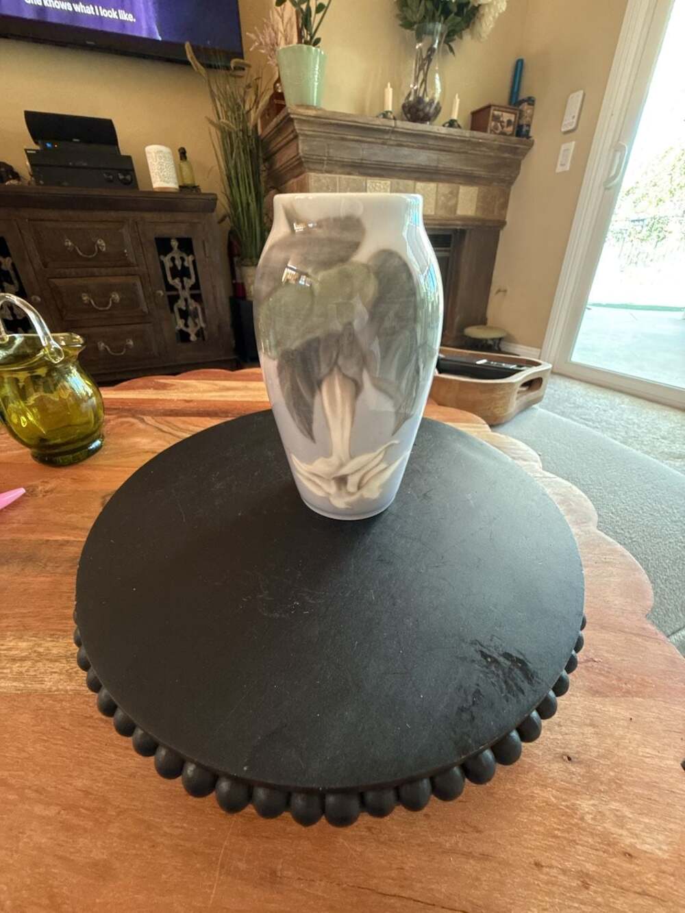 Royal Copenhagen Flower Vase #2687/88A Lilies